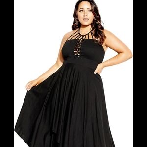 ✨️City Chic Plait Detail Maxi Dress – Size S (16) ✨️